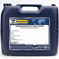 SWD Rheinol Масло трансмиссионное синтетическое Synkrol 44685 GL-4/5 75W-90 20л